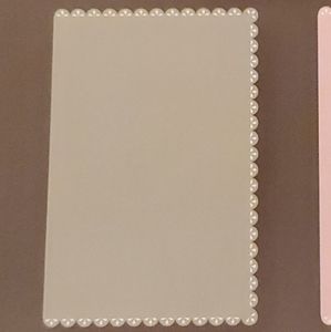 Eccolo Scalloped Notebook Journal Grey